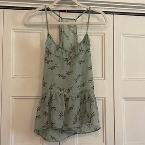 Freebird Floral Blue Blouse